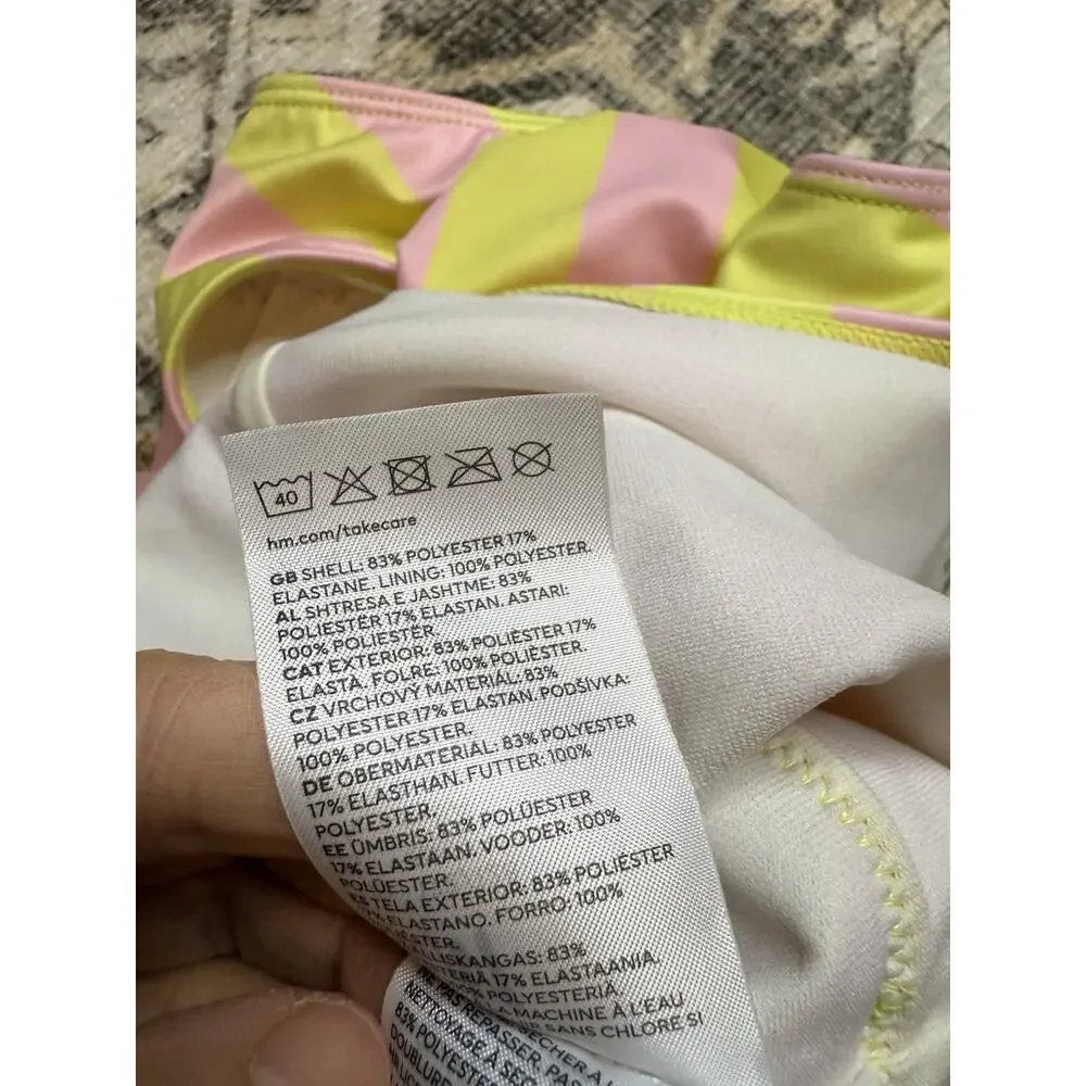 EUC H&M Girl Ice Cream Swimsuit 1pc Summer Beach Sz 6/7